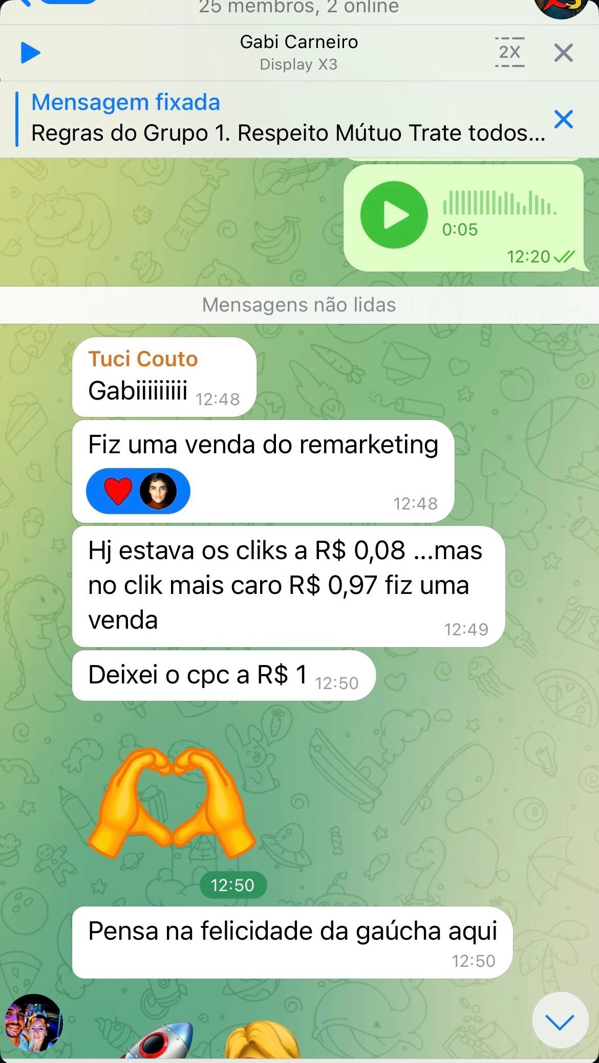 Venda por campanha de remarketing